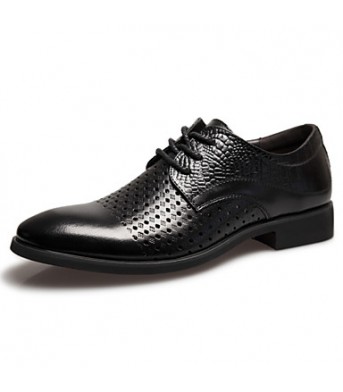 Men's Shoes Casual/Party & Evening/Office & Career Fashion Breathable Leather Shoes Black/Brown 38-44  