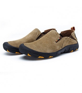 Suede Outdoor / Casual / Athletic Loafers Outdoor / Casual / Athletic Flat Heel Gore Blue / Brown / Gray / Khaki  